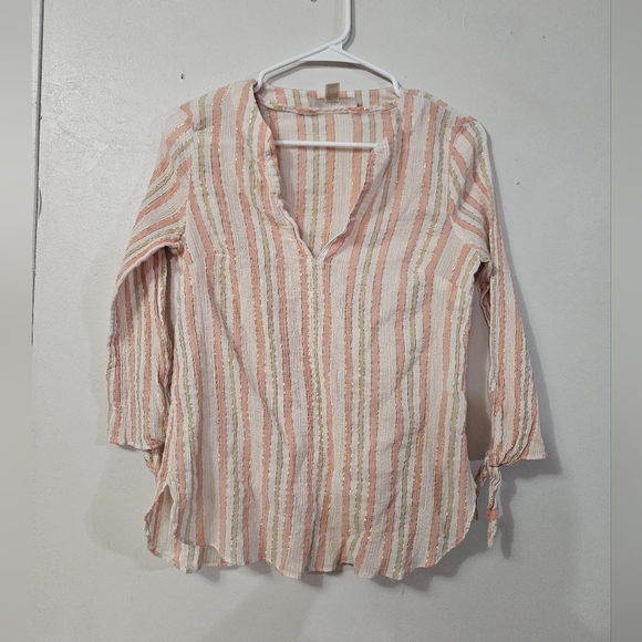 Michael Michael Kors Striped Blouse! - Picture 1 of 6